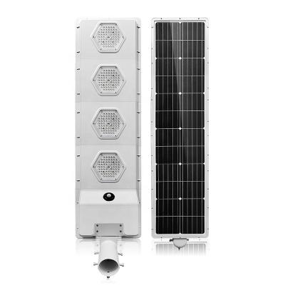 China 2022 ROUTE 90w New Product New Model Integrated Solar Street Light for sale