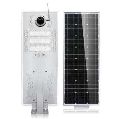 China 80W Home Solar Street Light With CCTV Camera For Lighting And Monitoring Projects for sale