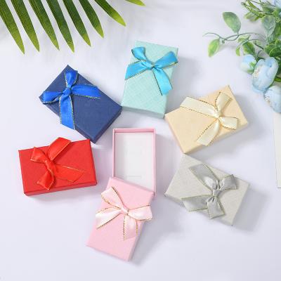 China High Quality Cardboard Ring Box Jewelry Packaging Box Wholesale Cardboard Jewelry Wrapping Paper for sale