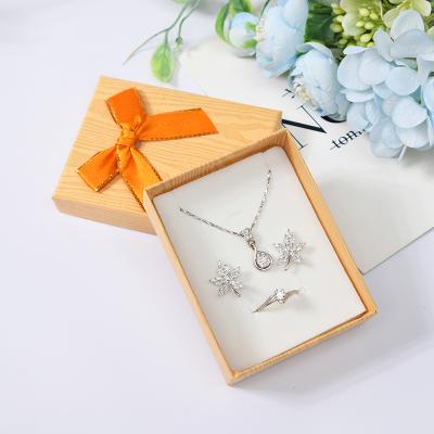 China Wholesale High Quality Cardboard Jewelry Cardboard Paper Set Box Jewelry Packaging Packaging Box for sale