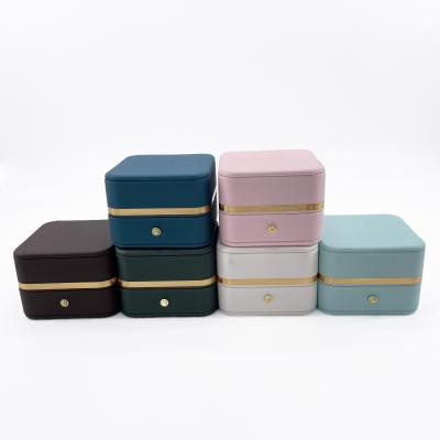 China High Quality Customized Creative Customized Ring Box Exquisite Luxury Multicolor Velvet Ring Box Velvet Ring Box for sale