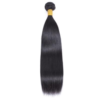 China Wholesale No Tangle Hair Extension Grade 8A 10-28 Inches Brazilian Straight Human Hair Bundles 100% Natural Black Color for sale