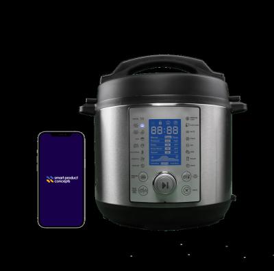 China Multifunctional household pressure cookers OEM ODM logo WiFi Bluetooth app control smart electric custom recipe robot LED for sale