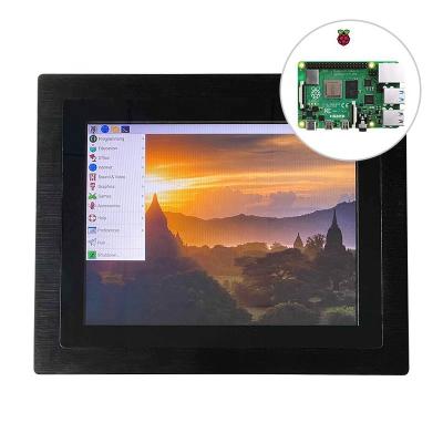 China Built in a raspberry pi 4b 12 inch capacitive touch monitor lcd industrial touch screen with raspberry pi 4b for sale