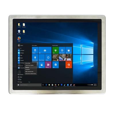 China Front IP65 1000 Nits 15 Inch 15 Inch Dual LAN Industrial OPS Computer Touch Screen for sale