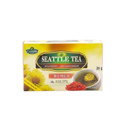 China Hot Selling Czseattle Chrysanthemum Wolfberry Tea Good Quality Wolfberry Tea Chrysanthemum Nylon Tea Bags (Triangle Tea Bag) for sale