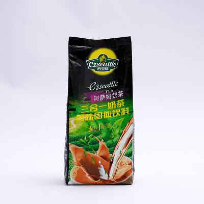 China Powder Czseattle Three-in-One Assam Milk Tea Flavored Food Solid Sachets Instant Beverage Powder Drinks for sale