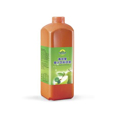 China Czseattle Green Factory Apple Juice Drink Thick Pulp Concentrate Low Fat Fruit and Juice Drinks for sale