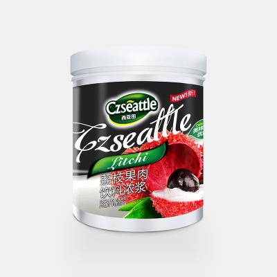 China Czseattle Lychee Pulp Beverage Pulp Factory Supply Thick Low Fat High Quality Beverage Commercial Use Concentrated Jam Customizable Flavor for sale