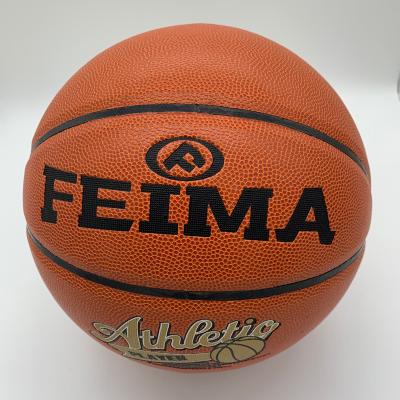 China Interior & Outdoor Match Ball PU Leather Basketball Official Size 7 Custom Basketball Ball Shaping USA Game Basketball Street Ball for sale