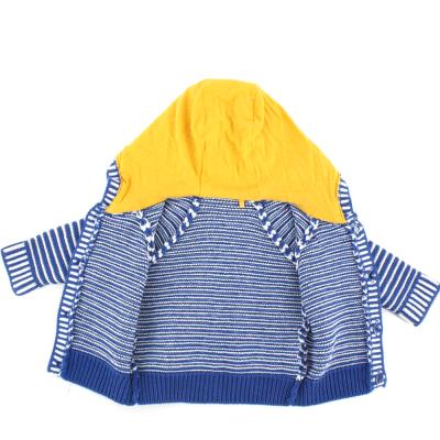 China Children's Autumn Knitted Breathable Baby Girls Cotton Cardigans Anti-Shrink Sweater for sale