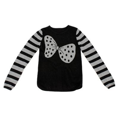 China Anti-Shrink Pullover Cotton Kintting Sweater Water Dot Knitted Sweaters For Baby Boys And Kids Girls for sale