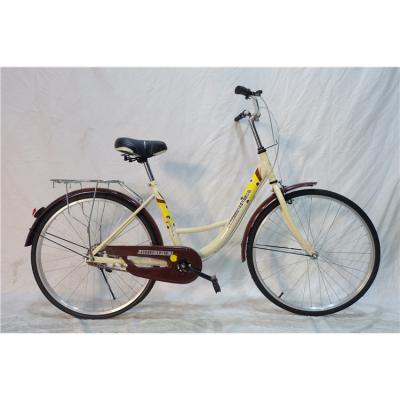 China Popular Street China 24 Inch Carbon Steel Frame City Bike Bicycles for sale