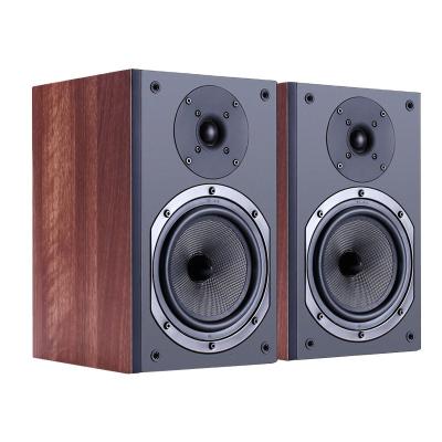 China None KYYSLB 6.5 Inch Bookshelf Loudspeaker Woofer Loudspeaker Wooden Passive Home Theater High Fidelity Desktop Audio System Sound Tweeter Loudspeaker for sale