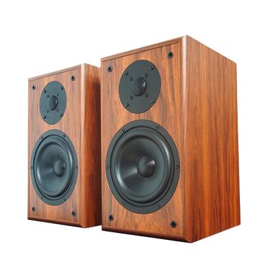 China None 200W 4-6.5 Inch Wooden High Fidelity Speaker Bookshelf Home Theater Speakers Music System Sound Equipment Amplifiers for sale