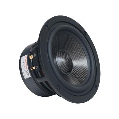 China Professional Audio System 5.25 Inch Car Speaker 40-60W 4ohm Carbon Fiber Mid-woofer Speaker Home Audio Unit DIY Modified HIFI Sound Speaker high power for sale