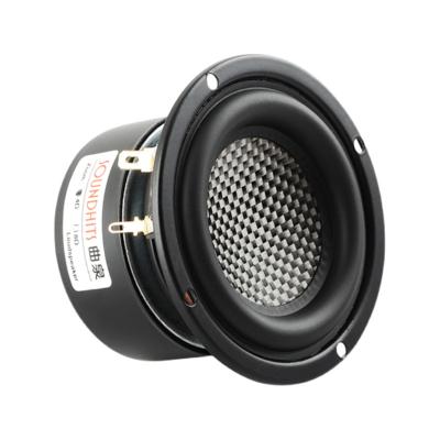 China Listen Video 3 Inch 25W Woofer Subwoofer Speaker Audio Amplifier High Fidelity Home Waterproof Carbon Fiber Basin Car Modified Speaker for sale