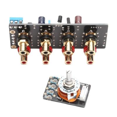 China Diy home audio home audio home audio switch panel KYYSLB preamp source signal board power amplifier signal board switch relay strip for sale