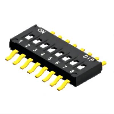 China / DHN-08 F-Q Taiwan DIP DHN-08F-Q-T/R Slim SMD 1.27 Pitch DIP Switch DHN-08F-Q-T/R for sale