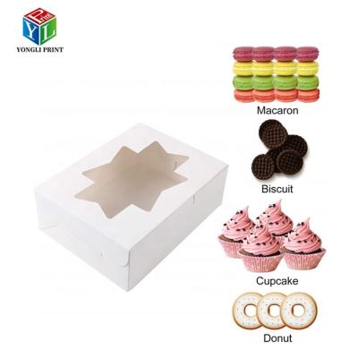 China Recycled Materials Custom Take Away Paper Boxes Packaging Food Design Cake Boxes for sale