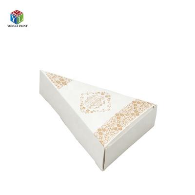 China Luxury Custom Recycled Materials Logo White Cake Box Wedding Birthday Party Gift Box for sale