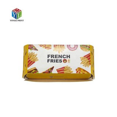 China Recycled Materials French Fries Paper Packaging Promotional Best Selling Box for sale