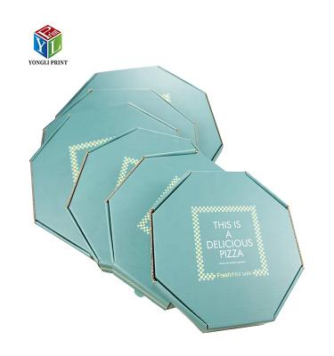 China CHEAP RECYCLED MATERIALS FOOD PACKAGING DESIGN PIZZA BOX FOR DELIVERY AND SALE for sale