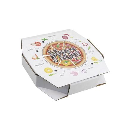 China Recycled Materials Delivery Hexagonal Cheap Custom Food Pizza Folding Corrugated Packaging Box With Lock for sale