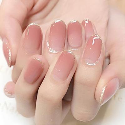 China Design Stats Sovereign Square Press ON Nails For Girls Private Label Custom Popular Artificial Fake Nails for sale