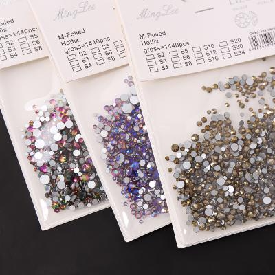 China Nail D TikTok Fashion Luxury Hot Nail Art Rhinestone ab stained DIY faux stone jewelry nail sticker glass fake nails for sale