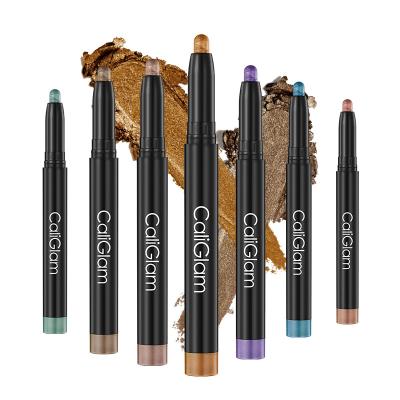 China 8 Color Amazon Eyeshadow Pen Waterproof Matte Eyeshadow Non-rotating Fashionable Hot Optional Eyeshadow Makeup for sale