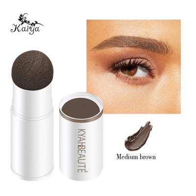 China One Step Waterproof Professional Eyebrow Stamp Shaping Kit Eye Brow Makeup Kit with 10 Reusable Eyebrow Stencils for sale