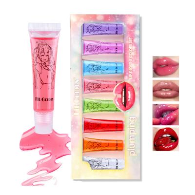 China Hot Lip Makeup Amazon 8 Colors During Makeup Natural Moisturizing Mint Make Your Own Lipstick Lip Mask Set Lip Plumper for sale