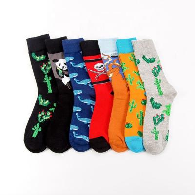 China Funny Sustainable Happy Cotton Men's Happy Socks Happy Socks For Mens Womens Socks Colorful for sale