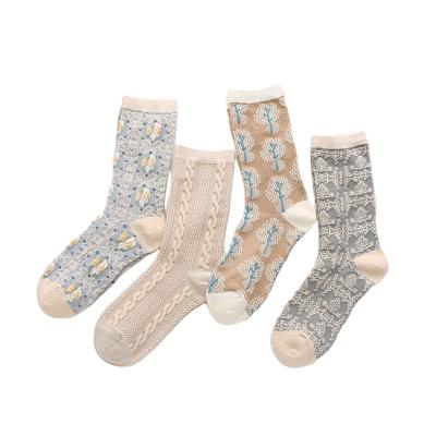 China Autumn New Socks Japanese Mid-Tube Disposable Women Bangs Cotton Socks for sale