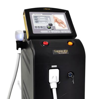 China Hair Removal 1600W 1200w CE Approved Diode Laser Hair Removal 755 Alma Laser Soprano 808 1064nm Ice Platinum Laser Hair Removal Machine for sale