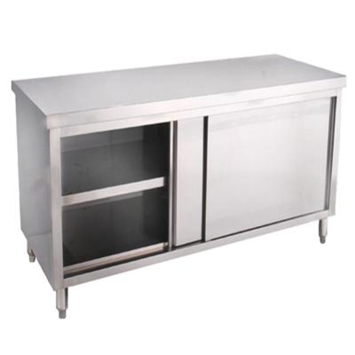 China Modern Custom Design Attractive Price Double Pass Stainless Steel Storage Cabinets Single Pass Table for sale