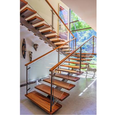 China Modern Stainless Steel Railing Wire Stair Railing Glass Balustrade Indoors for sale