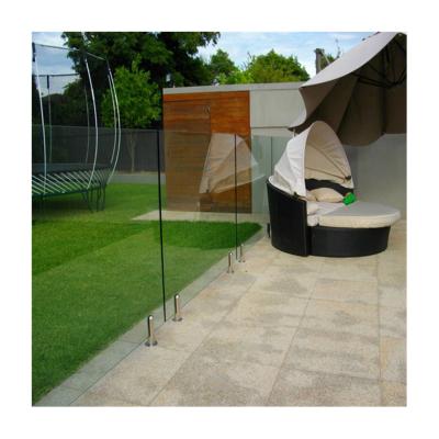 China Modern Frameless Balustrade Pool Glass Fence Glass Pin and Swimming Pool Glass Barrier for sale