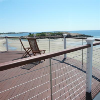 China Modern Cable Fence Stainless Steel Hand Railing Galvanized Stainless Steel Cable Railing for sale