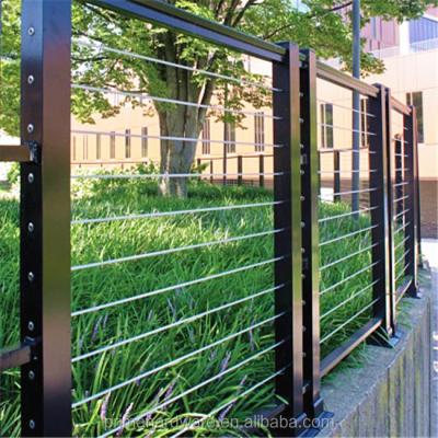 China Contemporary Cable Railing or Indoor Modern Stainless Steel Wire Railing Balcony / Used Wrought Iron Cable Railings for sale