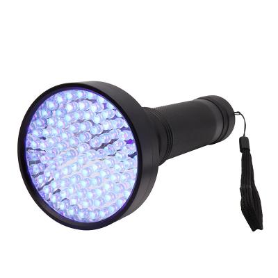 China Rescue 100 LED Blacklight Flashlight UV Ultraviolet Pet Urine Stain Detector For Scorpions Hunting for sale