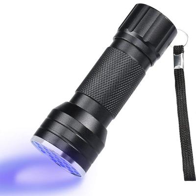 China Mini 3*AAA 21 LED Emergency UV Light 395nm LED Flashlight for sale