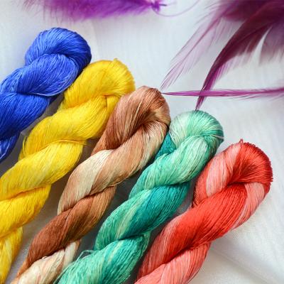 China Low Shrink Amazon Hotsale 20M Long 24 Color Embroidery Thread Sewing Thread High Quality Embroidery Thread For DIY for sale