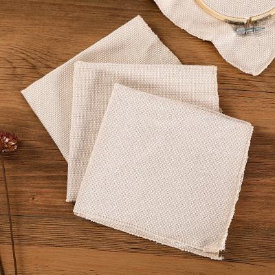 China 2021 Europe Amazon Hotsale 100% Fabric Punch Needle Cloth Cotton Monks Cloth Canvas Roll For DIY Punch Embroidery Sewing for sale