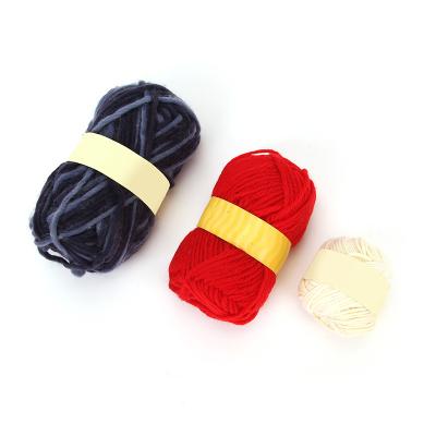 China Eco-friendly soft smooth acrylic and cotton DIY knitting yarn thick fiber cotton crochet yarn for DIY sweater for sale