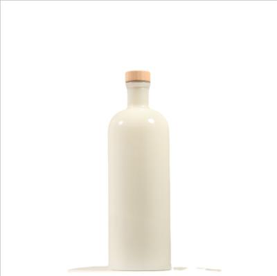 China 500ml Beverage Glass Bottle White Liquor Glass Wine Bottle With Cork for sale