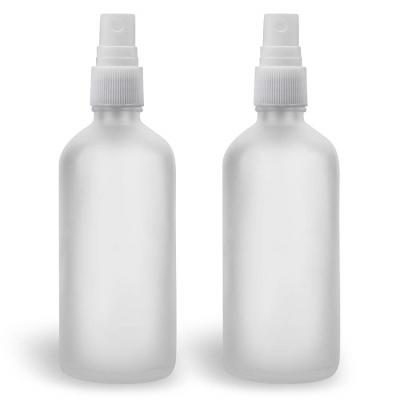 China Personal Care 4oz 120ml Glass Refillable Spray Bottle Fine Mist Frost For Perfume for sale