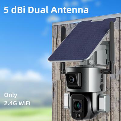 China IP65 Draadloze Solar Wifi Beveiligingscamera 10X Optische Zoom Human Tracking Te koop