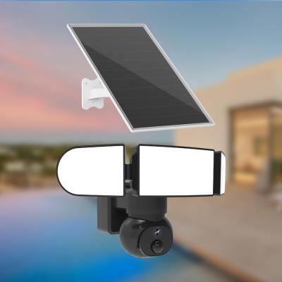 Κίνα H.265 4G PTZ Camera 5V-20V Wide Voltage Range 2K Solar Floodlight Camera προς πώληση